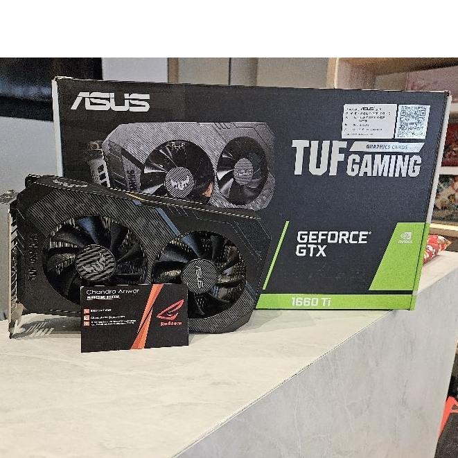 VGA NVIDIA GEFORCE GTX 1660 Ti ASUS TUF GAMING / GTX 1660 Ti GTX1660 6GB DDR6 2ND