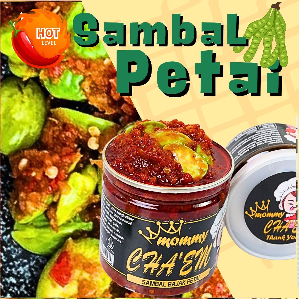 

Sambel Pete Sambel Petai Cabai Cabe Sambel Merah Sambal Bajak Tomat Pedas Manis Halal Praktis / Berat 200gram 130gr / Sambal Mommy Cha'em