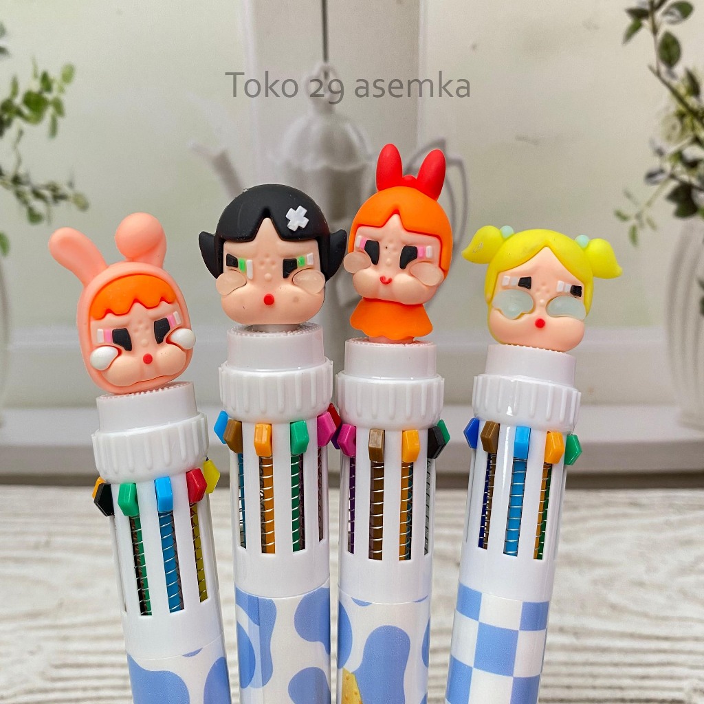 

PULPEN CETEK 10 WARNA CRYBABY POWER PUFF GIRLS PC-1913 KARAKTER UNIK MURAH PENCIL ALAT TULIS SEKOLAH