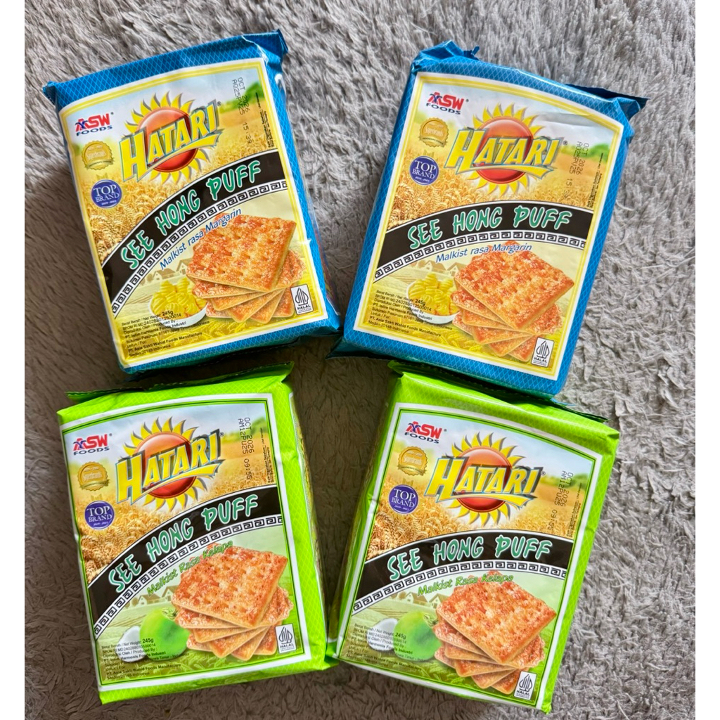 

Hatari Seehong Puff 245gr / Unibis Seehong puff 252gr ECER Per pcs