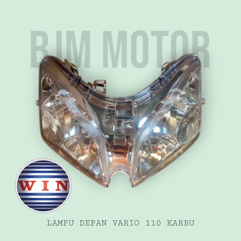 BJM SURABAYA - Lampu Depan Vario 110 CW Karbu Lama 2006 2007 2008 2009 2010 2011 WIN | headlamp refl