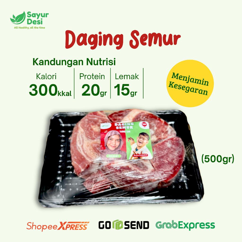 

Daging Semur 500gr Sayur Desi - sapi potong dadu semur rawon