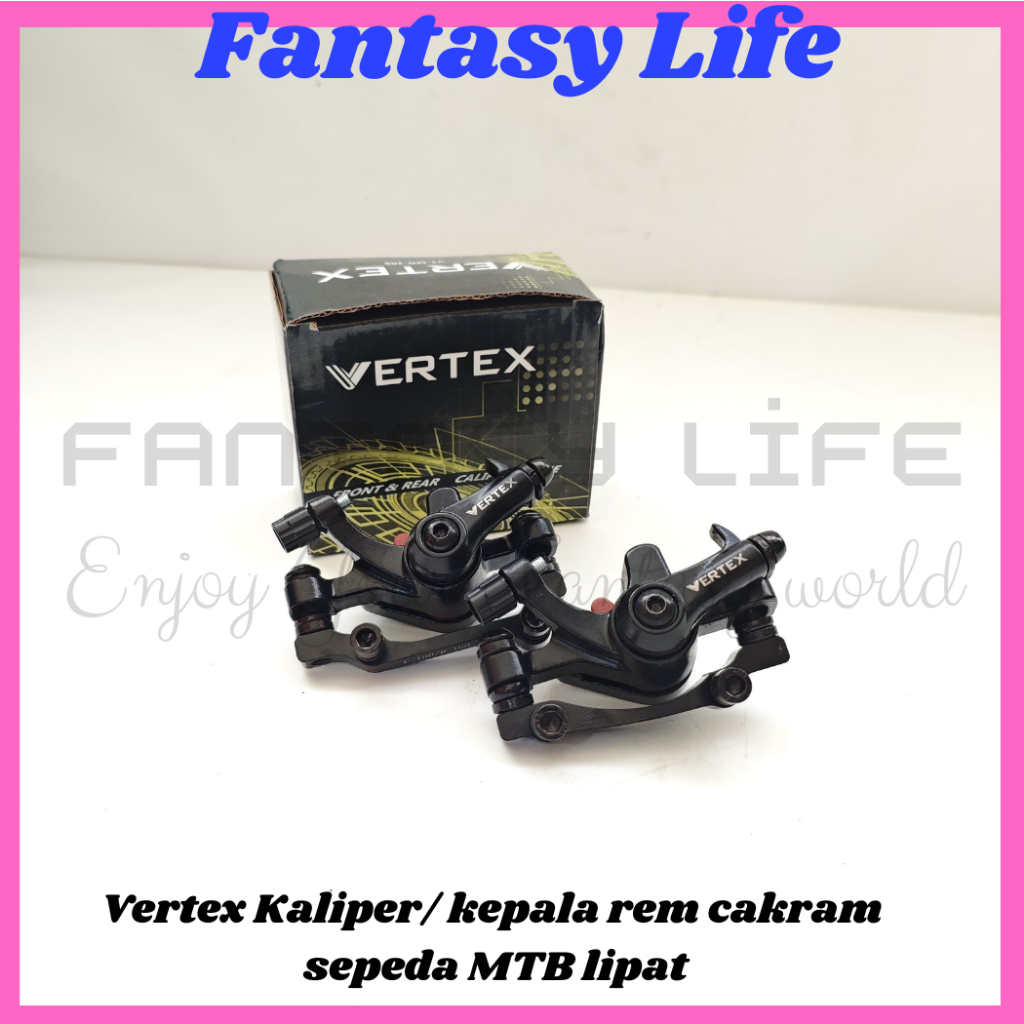 Fantasy Vertex Kaliper Rem Cakram Sepeda Caliper Disc Brake Sepeda Gunung Lipat MTB Roadbike DLL