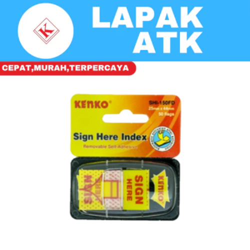 

Sign Here Index Kenko SHI-150FD / Penanda Kertas ++