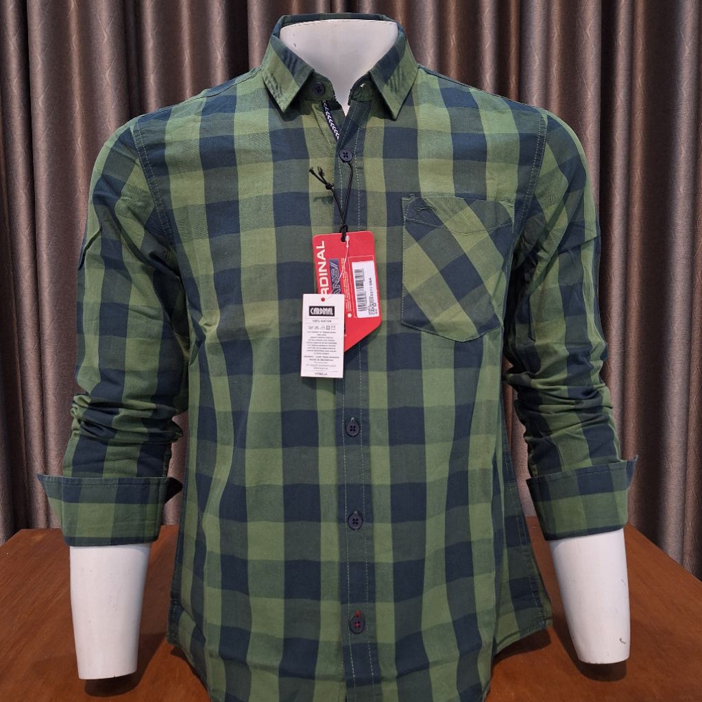 Kemeja pria Cardinal Jeans Slimfit