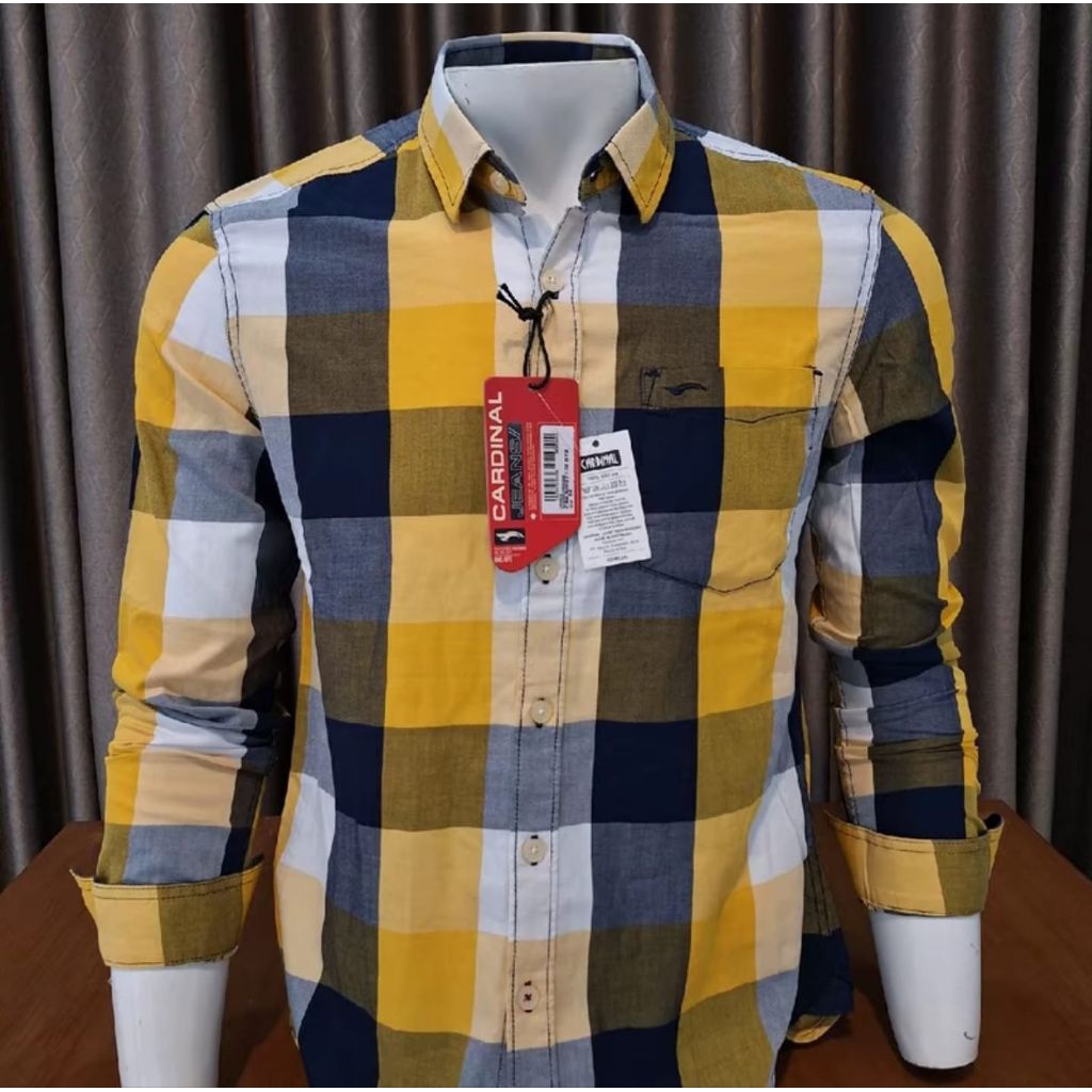 Kemeja pria Cardinal Jeans Slimfit