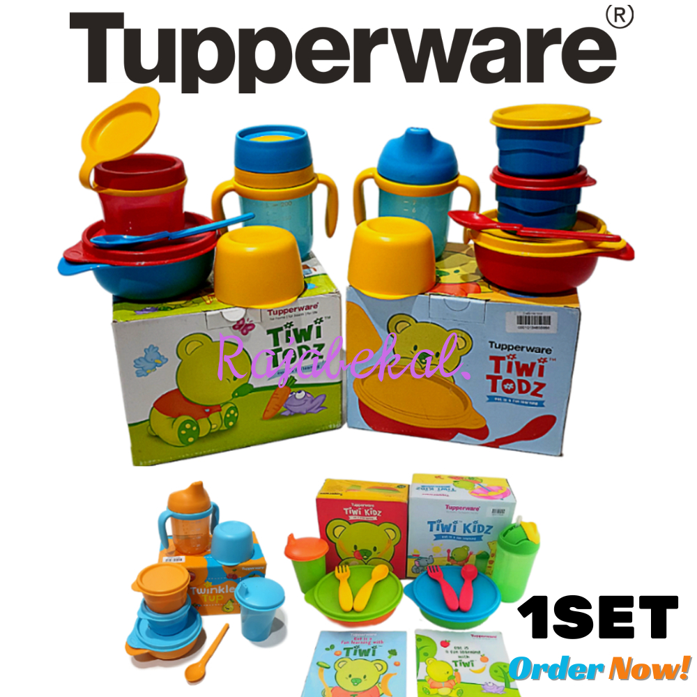 PROMO Tupperware  Twinkle Tup Tiwi Todz Tiwi Kidz Set