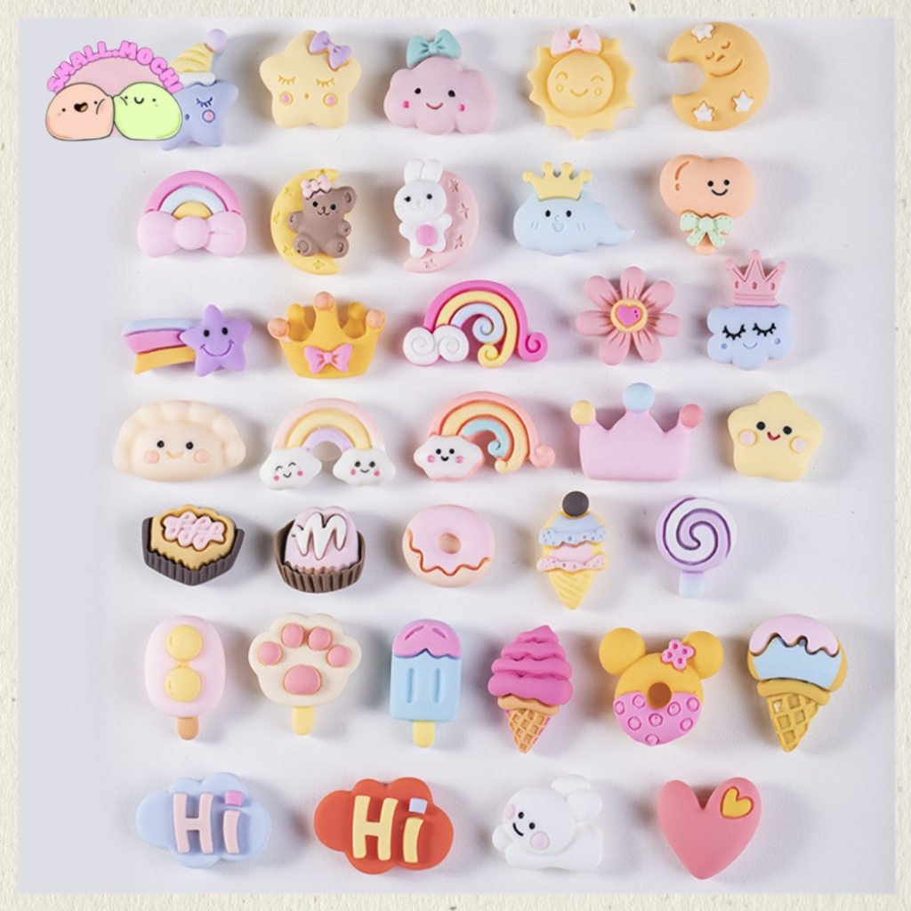 

1 Pcs Resin Clay Stiker 3D Motif Mix 3D-R01