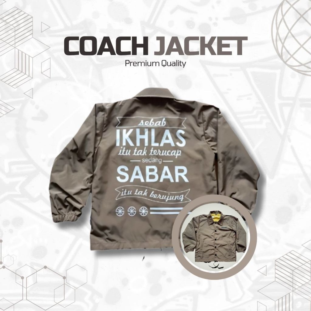 Jaket Coach Anak cocok untuk jalan-jalan (laki-laki & Perempuan)