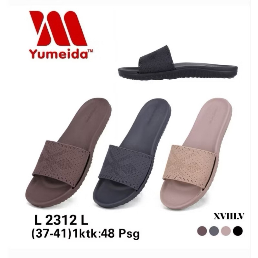 SANDAL YUMEIDA 2312/SANDAL SELOP YUMEIDA WANITA/SANDAL SELOP WANITA/SANDAL SELOP IBU IBU