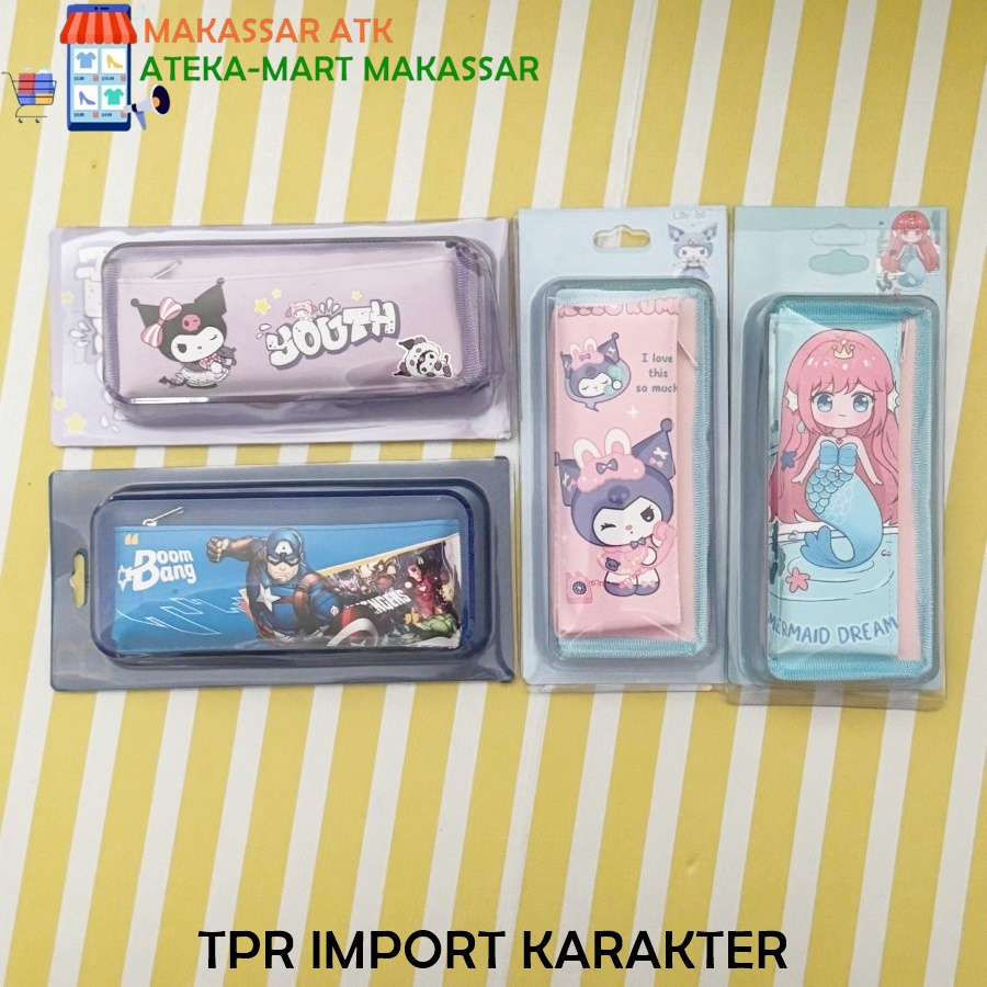 

[1 PCS] TEMPAT PENSIL RESTLETING KARAKTER IMPORT