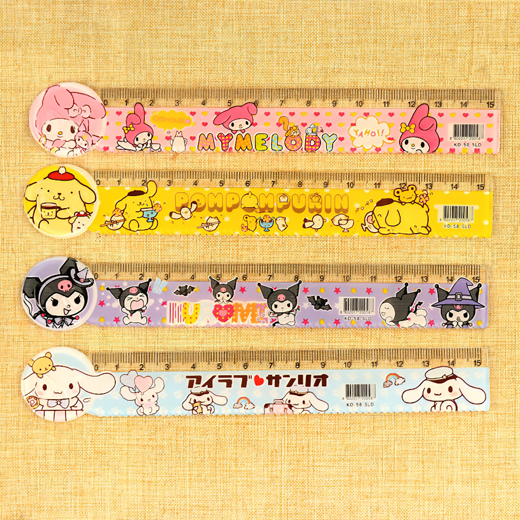 

Sanrio Pompo Melody Penggaris Ruller 15cm