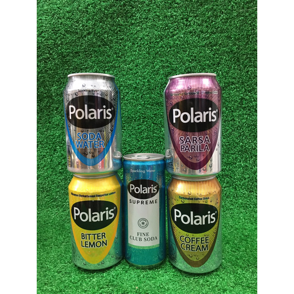 

Polaris Drink Can Sparkling / Flavoured / Coffee Minuman Kaleng Sparkling / Rasa / Kopi Lokal HALAL