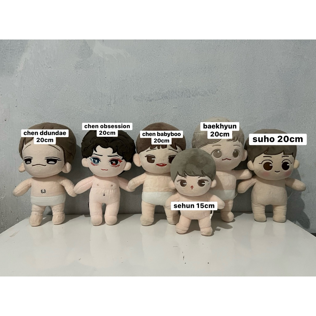 EXO DOLL CHEN BAEKHYUN SUHO SEHUN