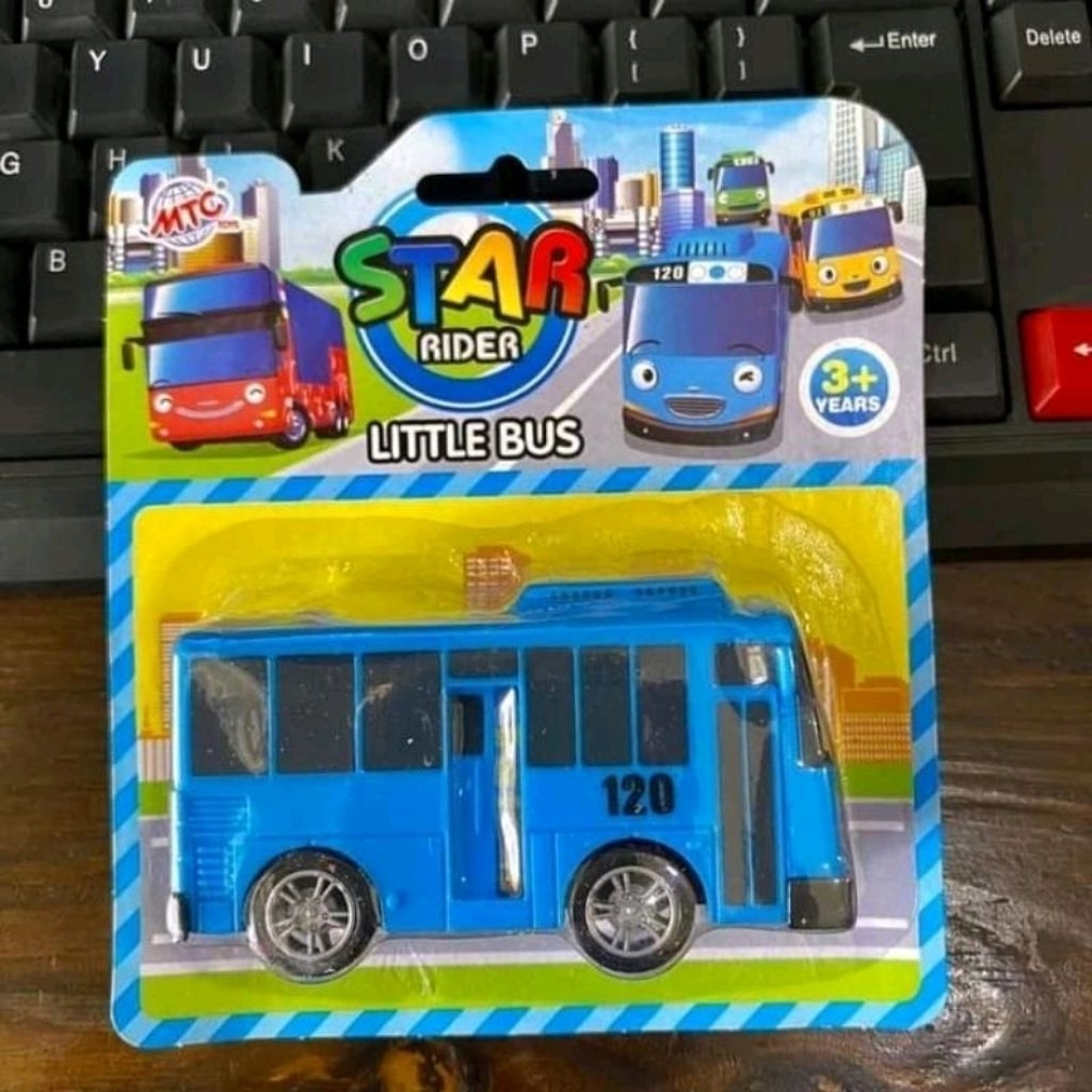 Mainan Bus Tayo/Bus Tayo Pull Back/Bus Tayo Pintu bisa dibuka/Bus Tayo Hey Tayo