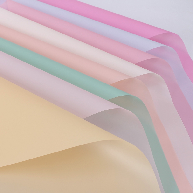 

Kertas Buket Bunga Solid Glossy Flower Wrapping Paper Cellophane / Glossy