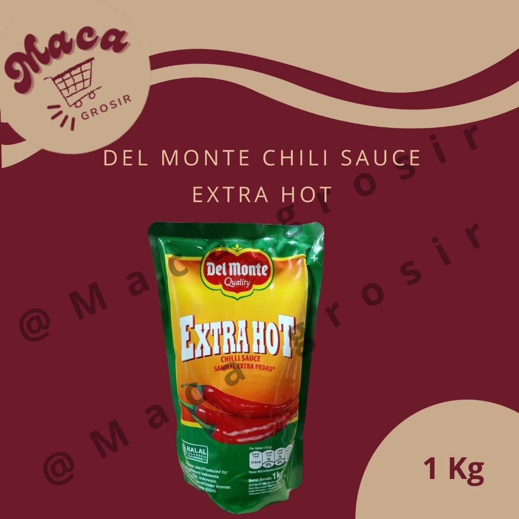 

Saus sambal del monte extra hot 1 kg