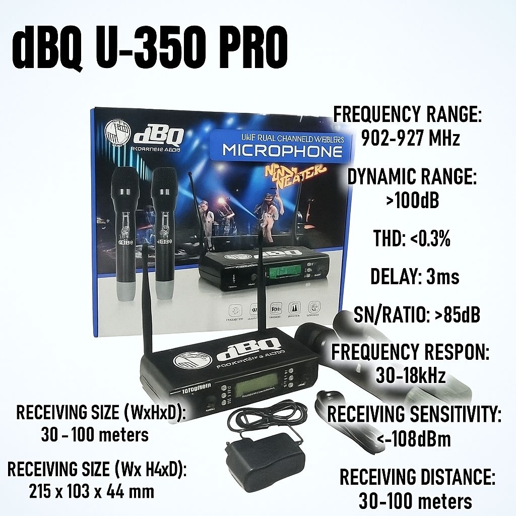 MIC DBQ U 350 PRO / MIF WIRELESS / MIC PRO