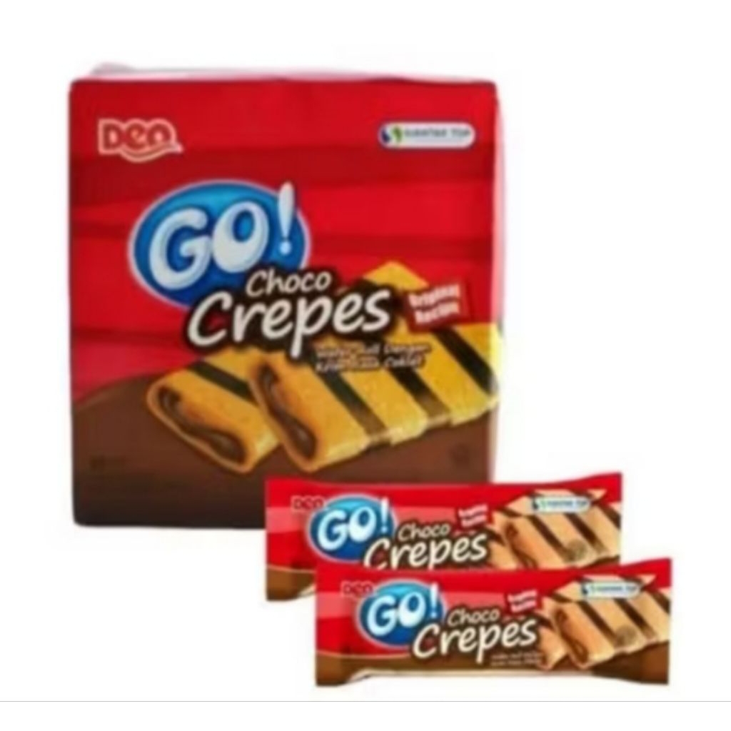 

CHOCO CREPES WAFER ROLL CREAM COKLAT 1 BOX