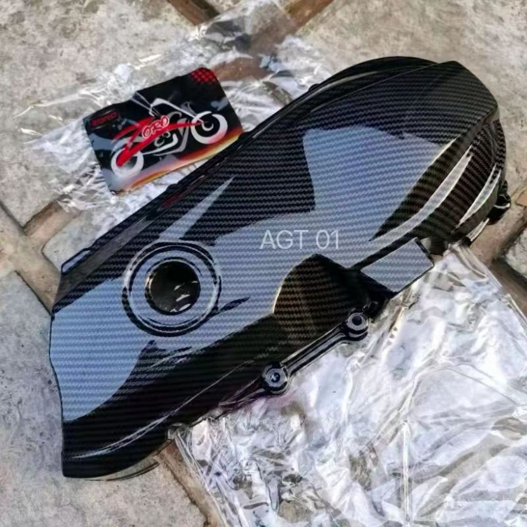 Cover Tutup Cvt Carbon Beat Lama Karbu Beat Fi 2008-2015 Carbon wtp original ZORO