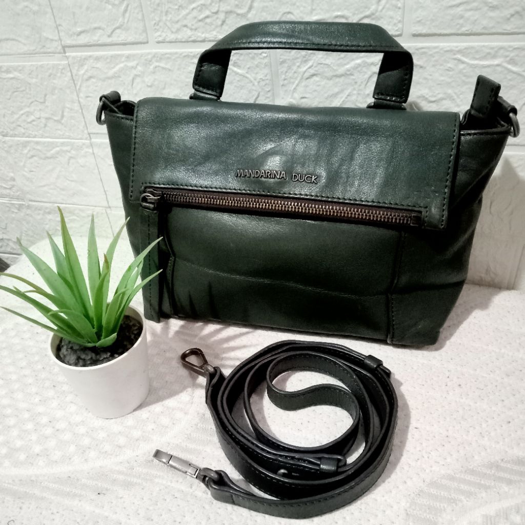 Tas PL sling Mandarina duck emeral