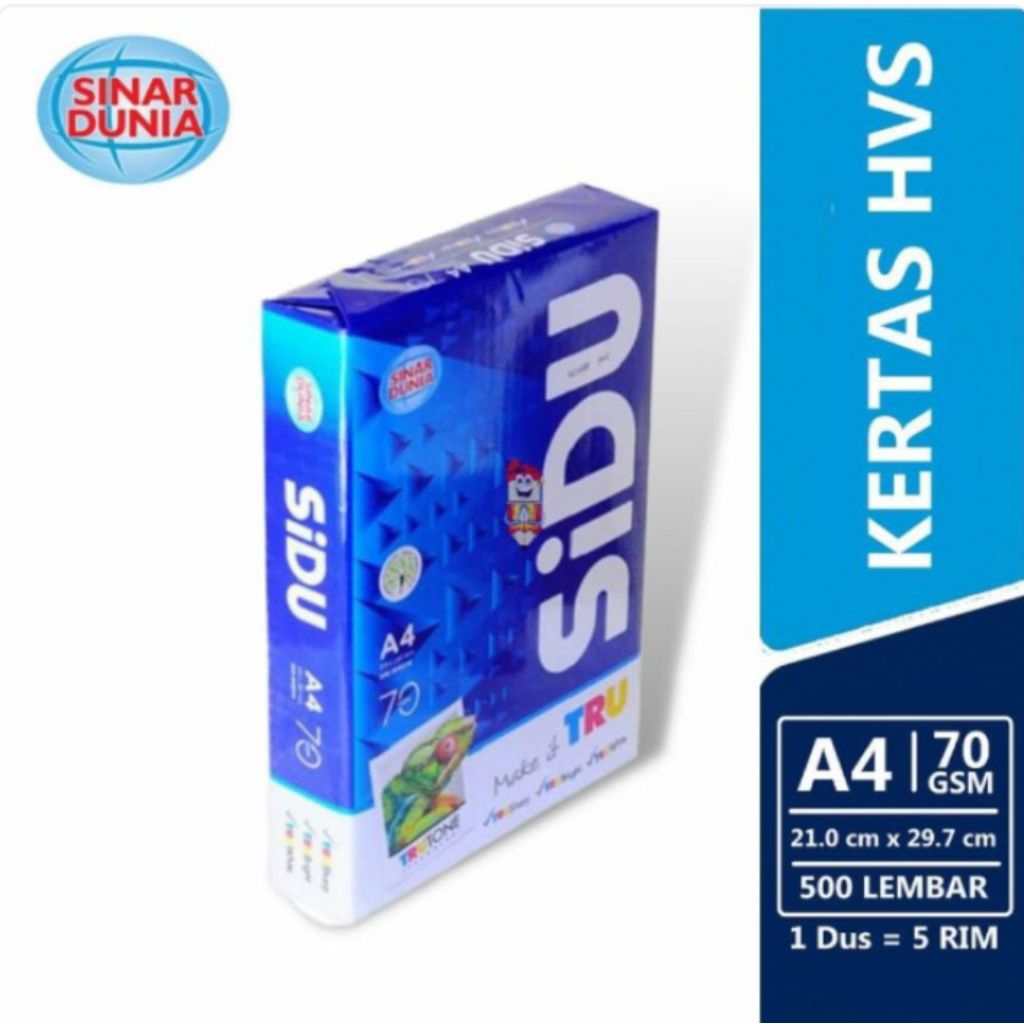 

Kertas Sidu A4 70 gram