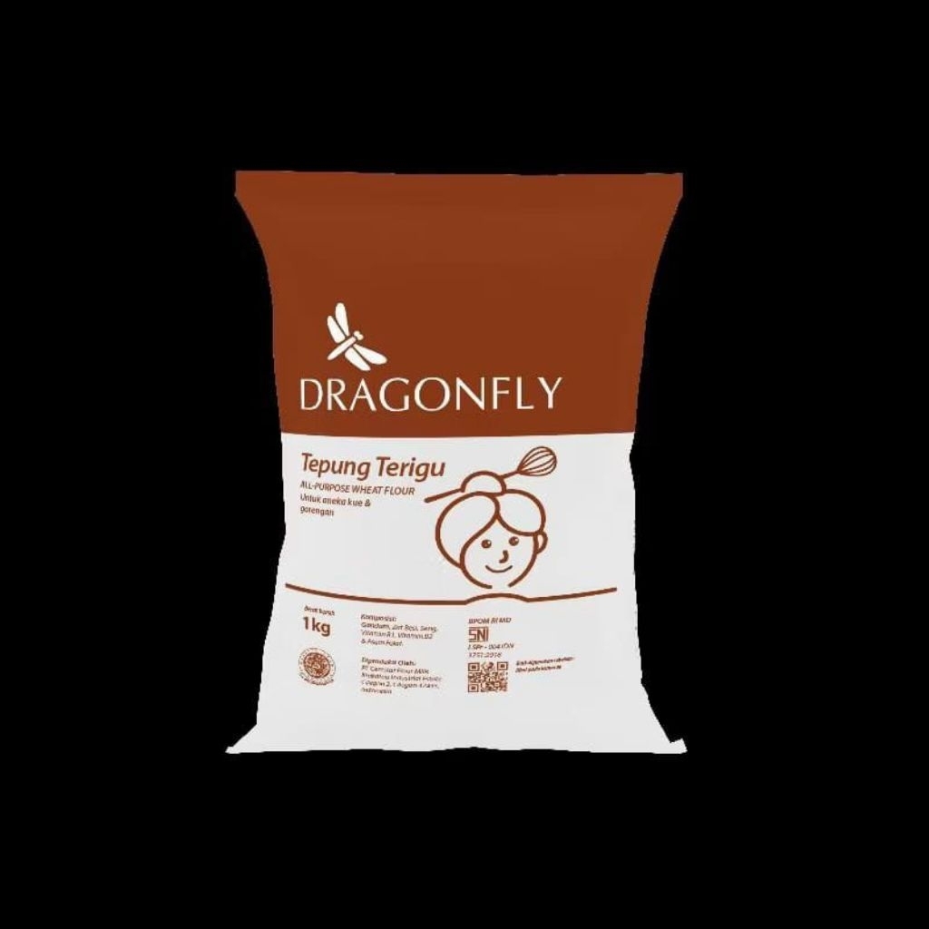 

DRAGONFLY TEPUNG TERIGU 1KG BALL ISI 25PCS