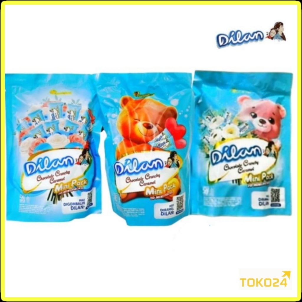 

Dilan Chocolate Crunchy Caramel Mini Pack isi 10's