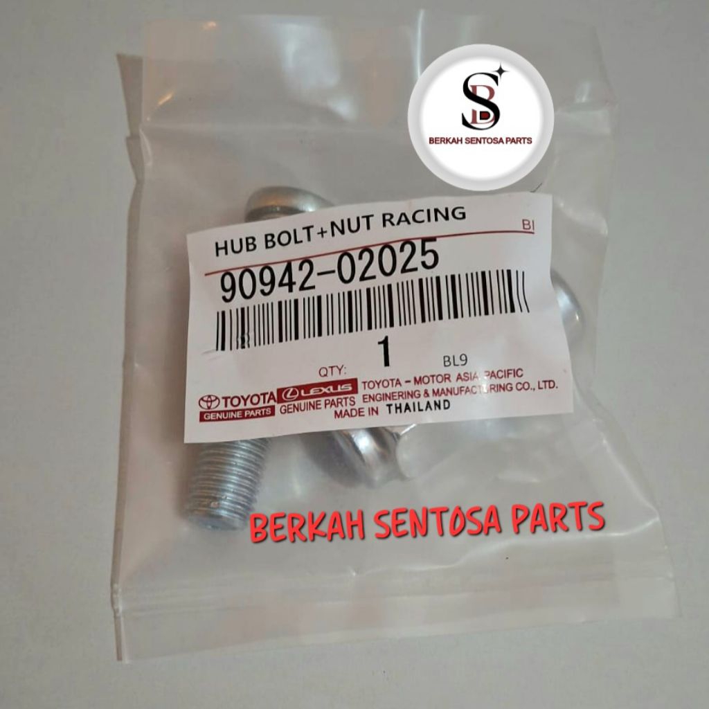 BAUT RODA NAP RODA RACING SET ORIGINAL TOYOTA HILUX INNOVA FORTUNER 90942-02025 GARANSI