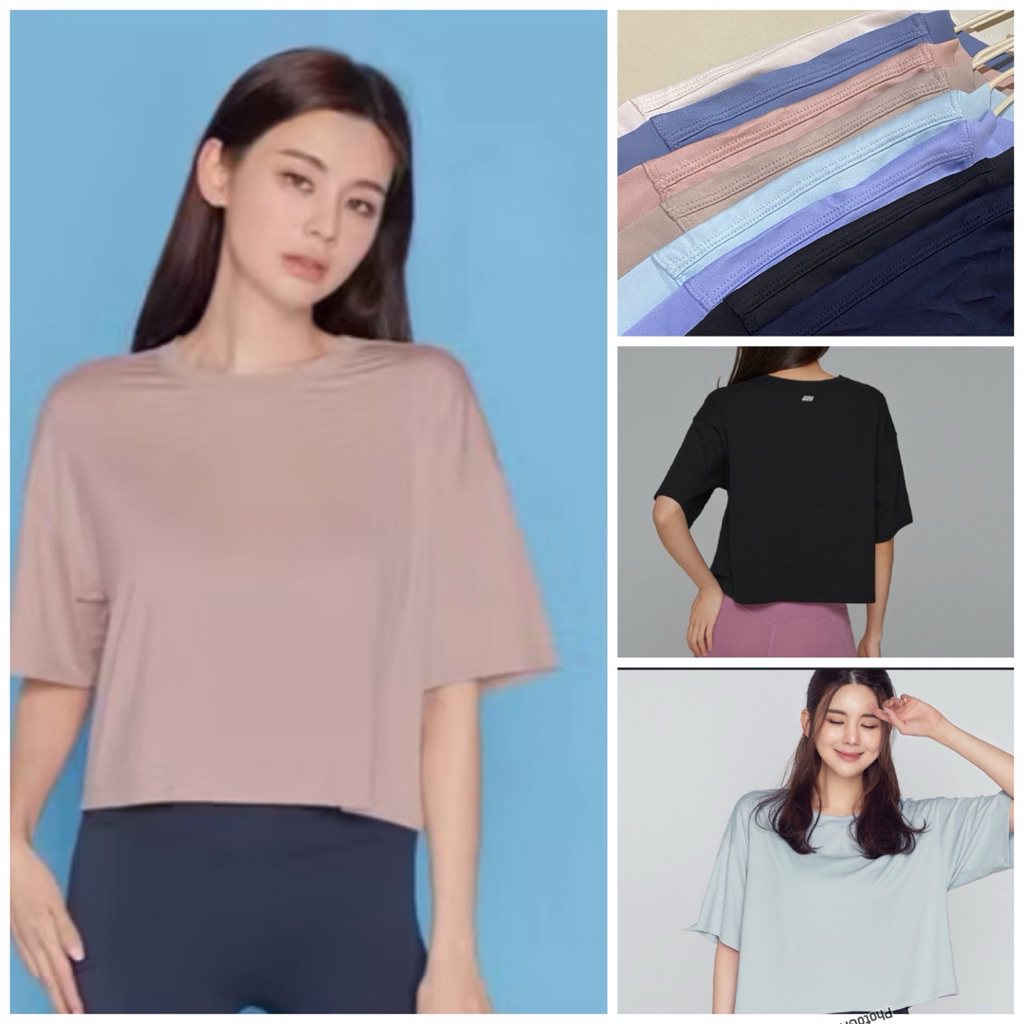 Stl Crop Sport ( tidak terlalu pendek)