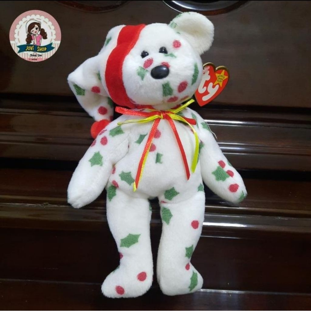 boneka teddy bear ty the beanie babies holiday