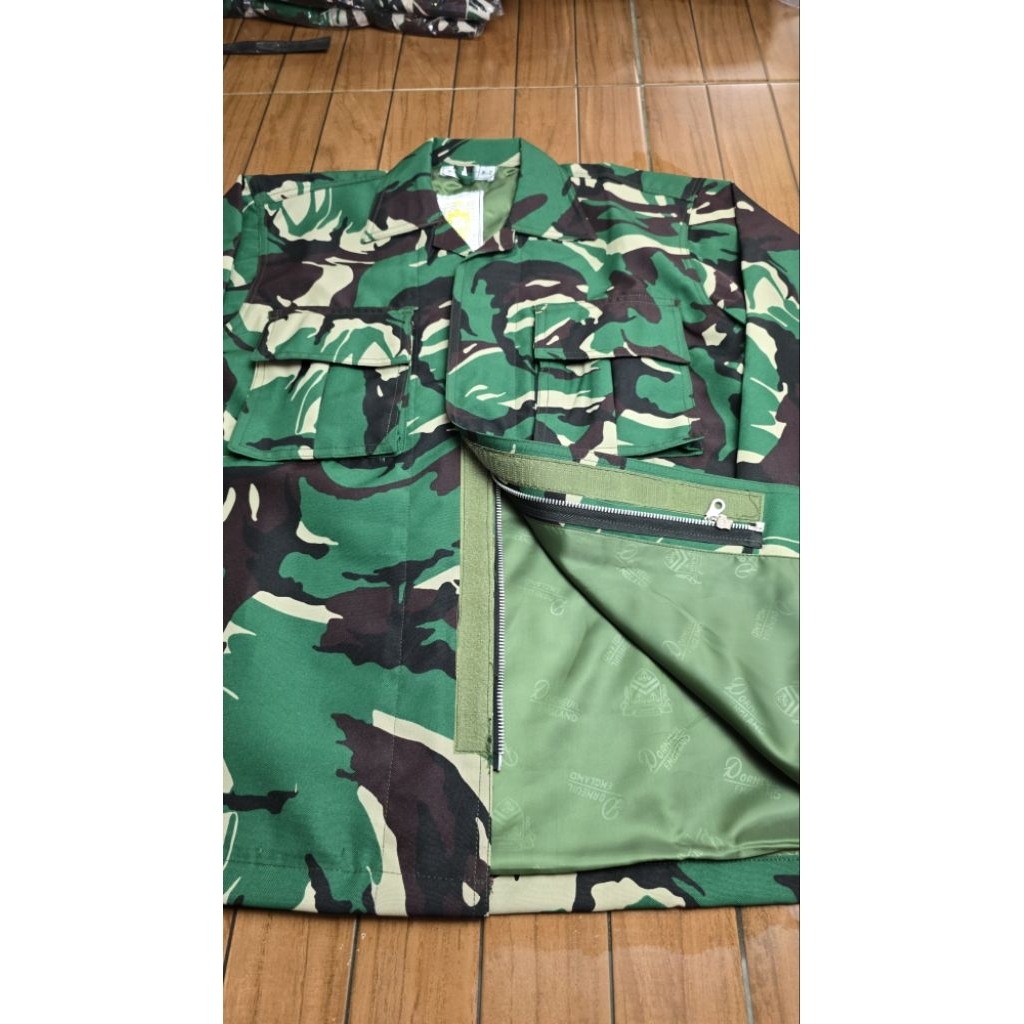 baju pdl velbed furing warna gelap/baju pdl warna pembagian/baju pdl non furing/baju pdl tni/baju pd