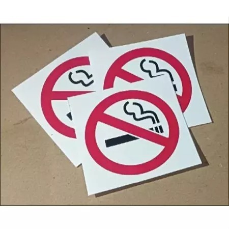 

STIKER VINYL DILARANG MEROKOK/ NO SMOKING | BULAT | -SIAP KIRIM