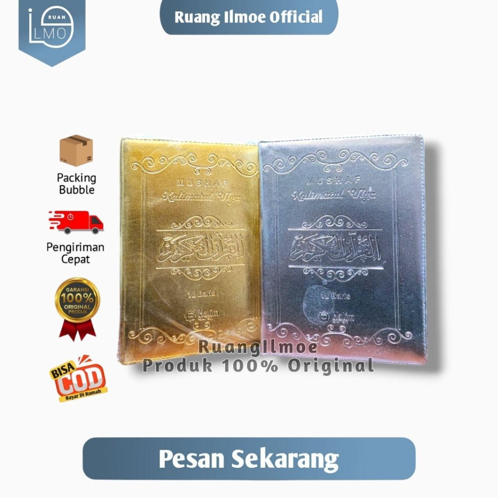 Al Quran Mushaf Kalimatul Ulya 18 Baris Tilawah Non Terjemahan A5 Resleting