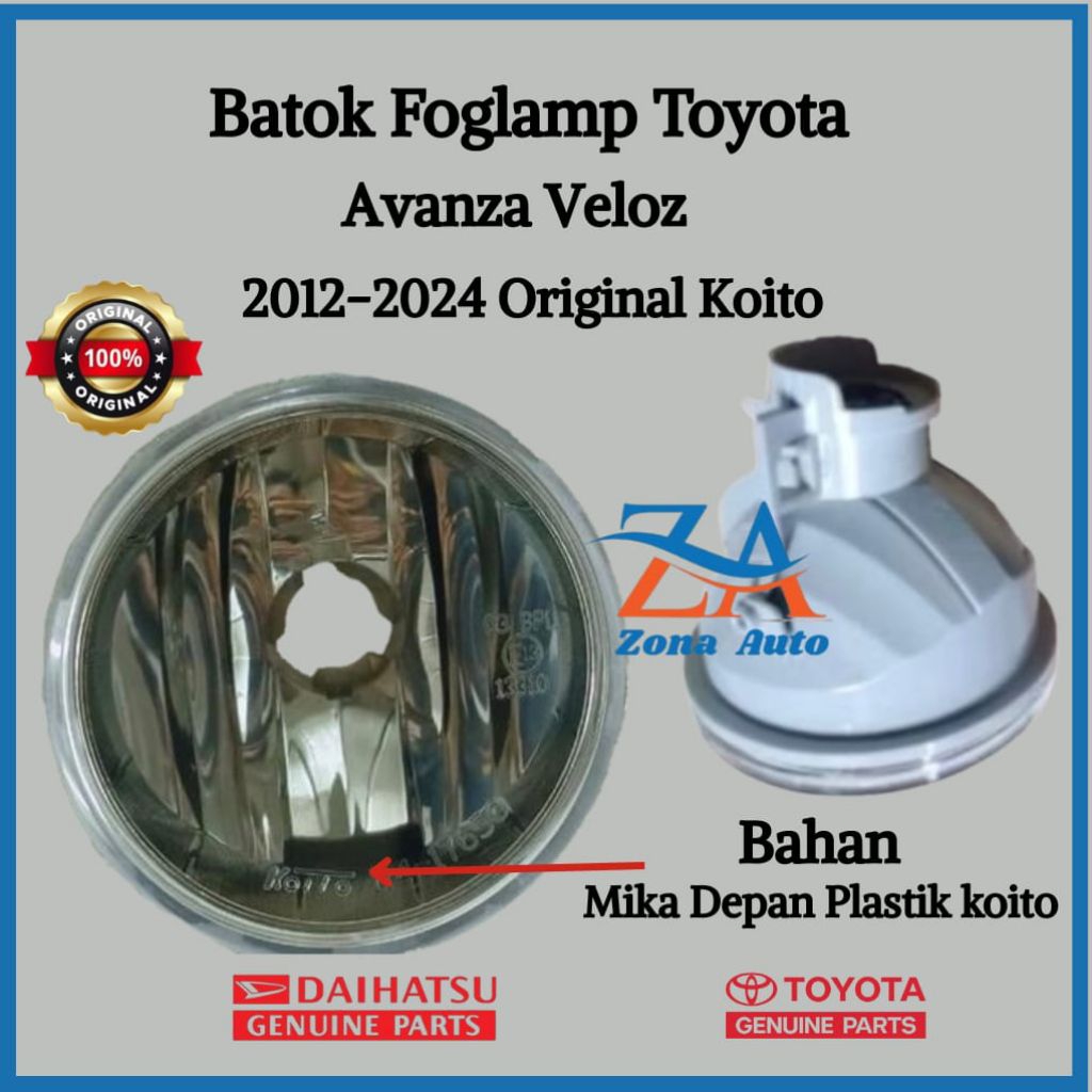 BATOK FOGLAMP LAMPU KABUT TOYOTA AVANZA VELOZ 2012 2013 2014 2015 2016 2017 2018 2019 2020 2021 2022