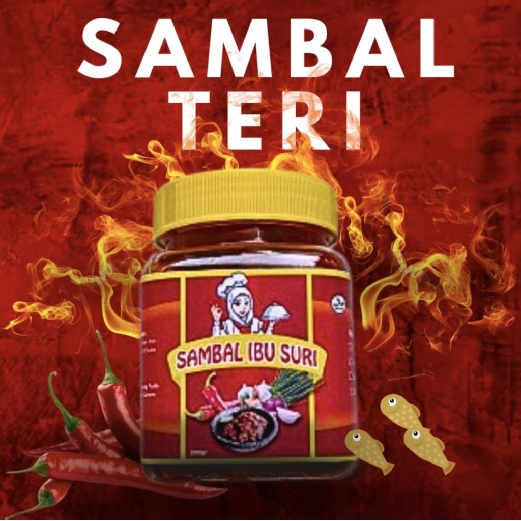 

Sambal Teri Homemade Bu Suri – Pedas Gurih Nagih | 200gr