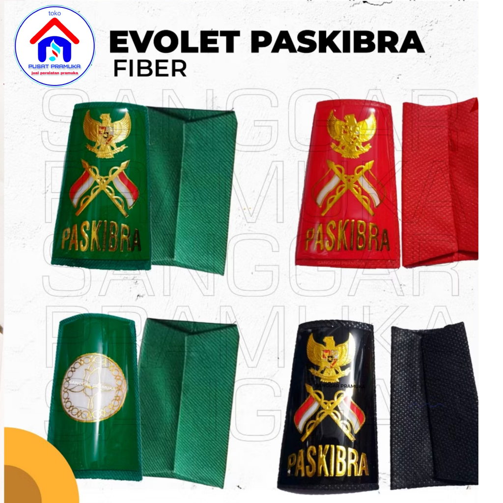 Evolet Paskibra Tanda Atribut Paskibra Dek Paskibra