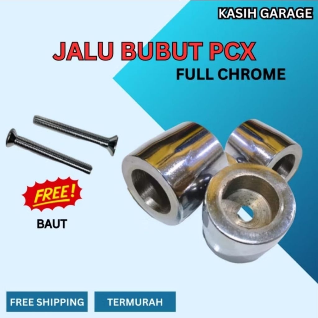 jalu stang beat deluxe bandul stang n max bubut aluminium universal motor