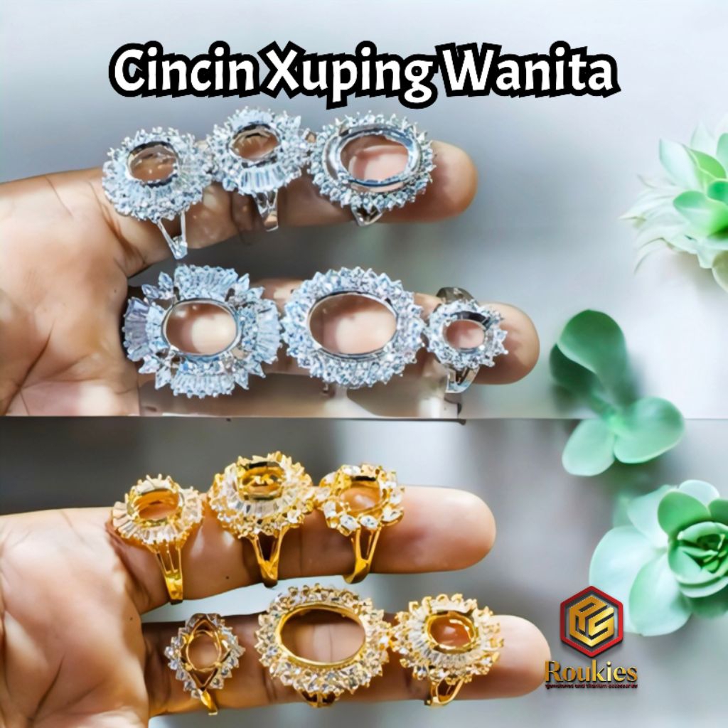 [GROSIR] Harga 1 Lusin Ikatan Cincin Xuping Wanita