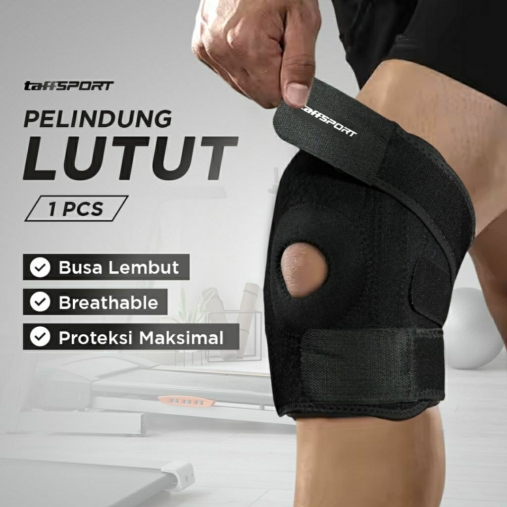 Terapi Lutut Kaki PREMIUM Sport Deker Pellindung Lutut Knee Decker Aolgrade Original NemuToko