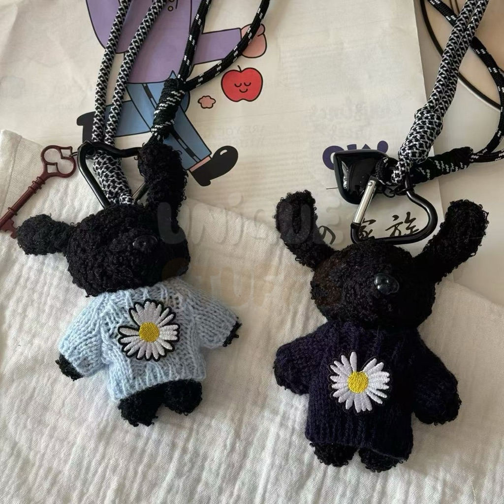 READY Sweater Blue GD Monamhee G-Dragon Plush Keychain GDragon Daisy Daihee