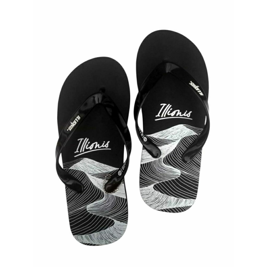 Sandal Jepit ILLIONIS REBEL Sandal Distro Original Lokal Brand Bandung
