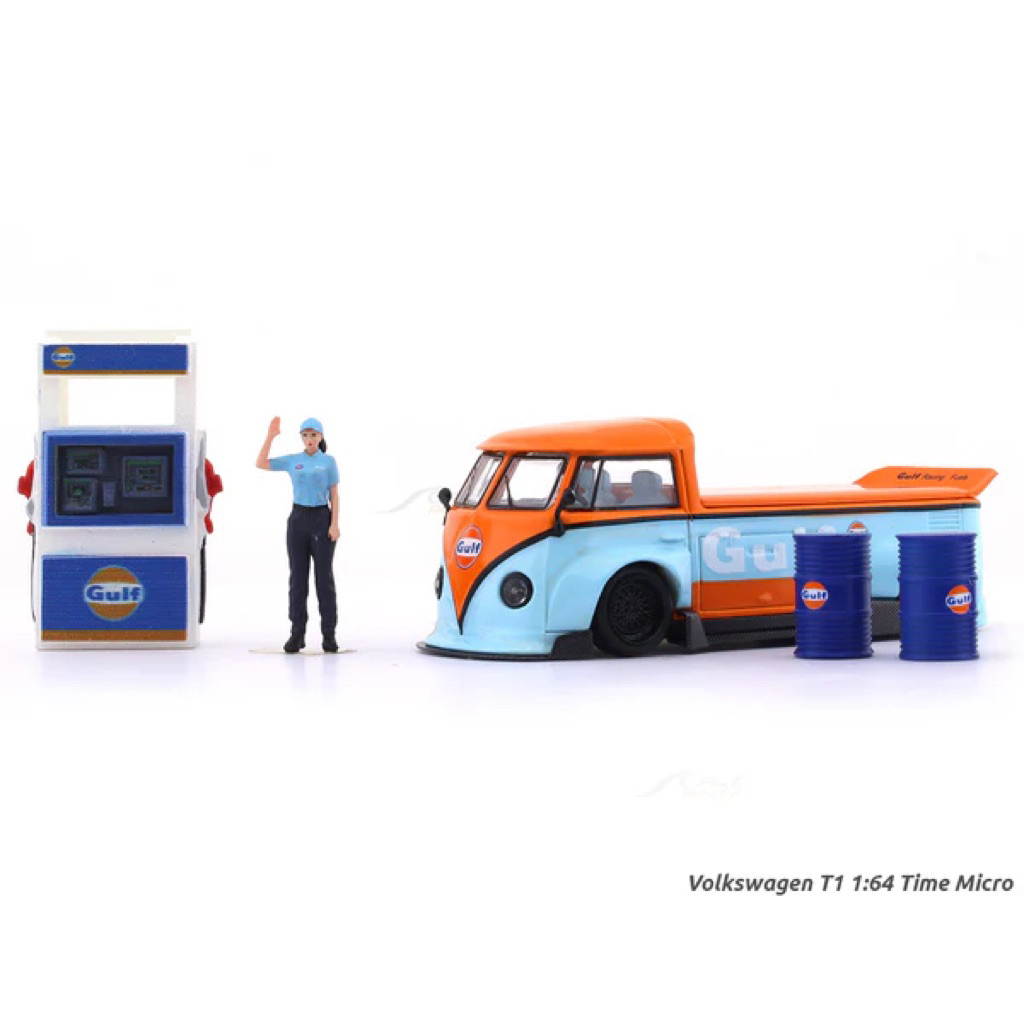 Volkswagen T1 Gulf 1:64 Time Micro diecast scale model collectible