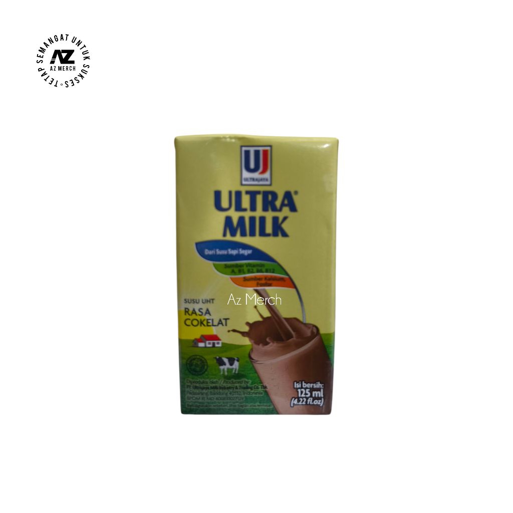 

Ultra Milk Susu Rasa Cokelat 125ml - Susu UHT