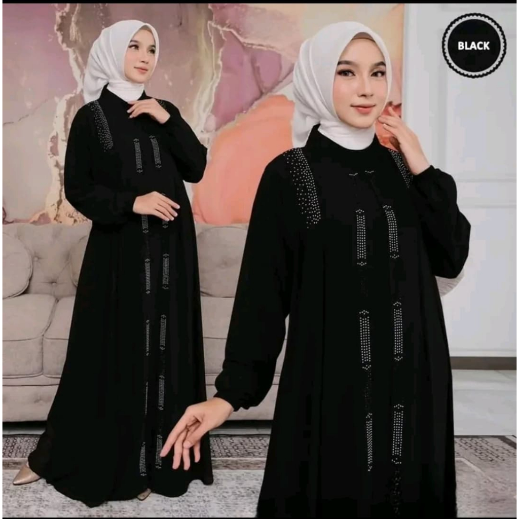 Dress Abaya  Tamara Dress Gamis Abaya Gamis Pesta Gamis Kondangan Dress Pesta Mewah Elegan Kondangan