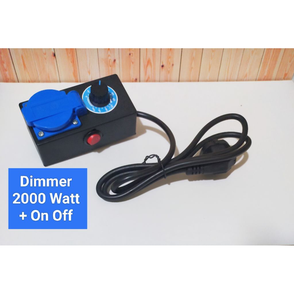 Dimmer 2000 Watt Pengatur Kecepatan Bor Tangan Gerinda Tangan