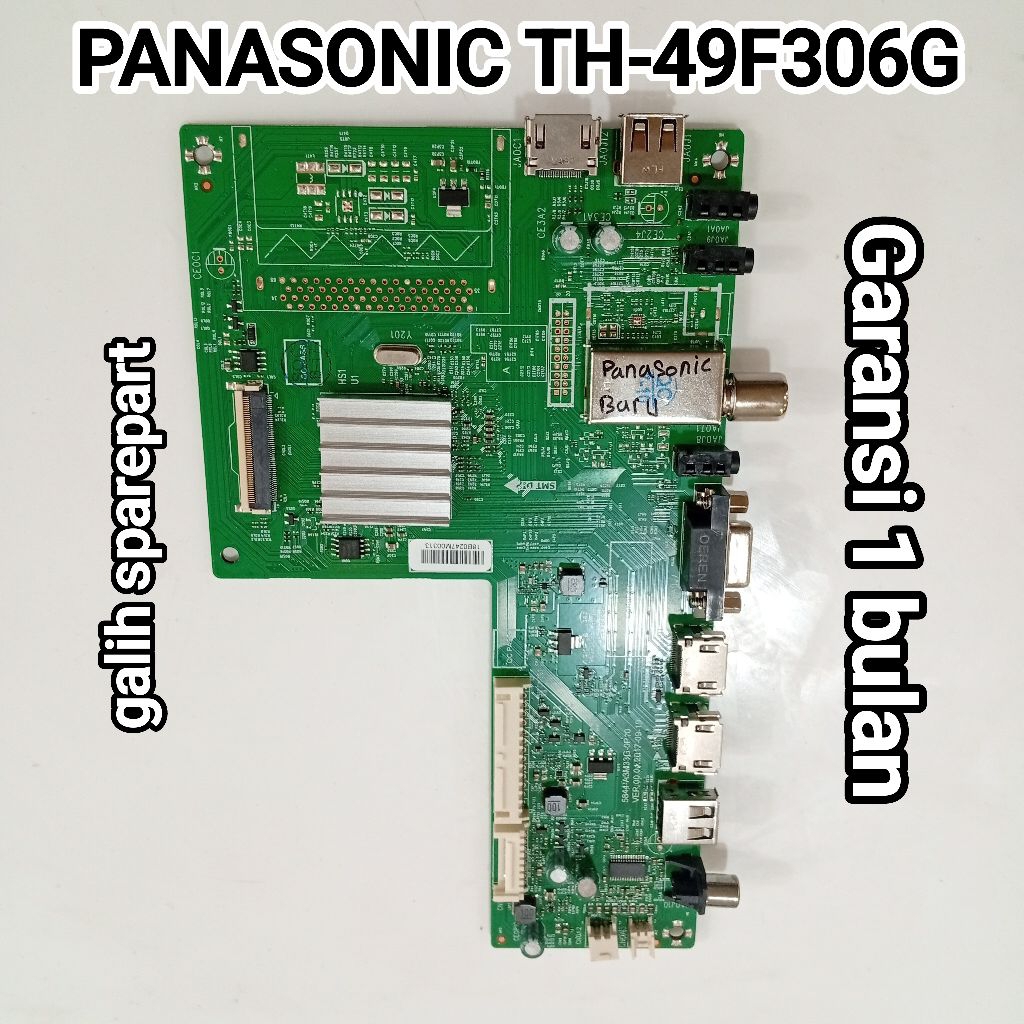 MAINBOARD TV PANASONIC TH-49F306G MB - MODUL - MOBO - MOTHERBOARD TV PANASONIC