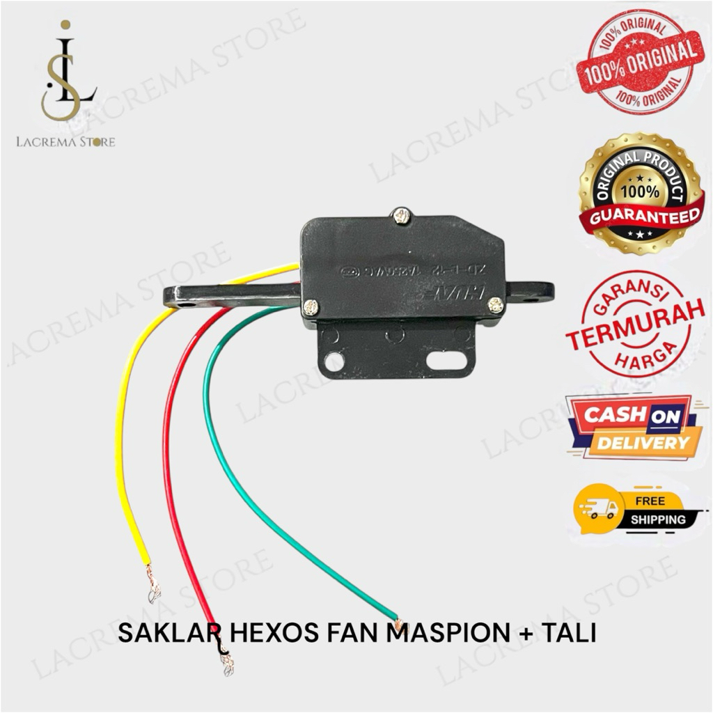 SAKLAR TARIKAN KIPAS HEXOS / SWITCH EXHAUST FAN MASPION