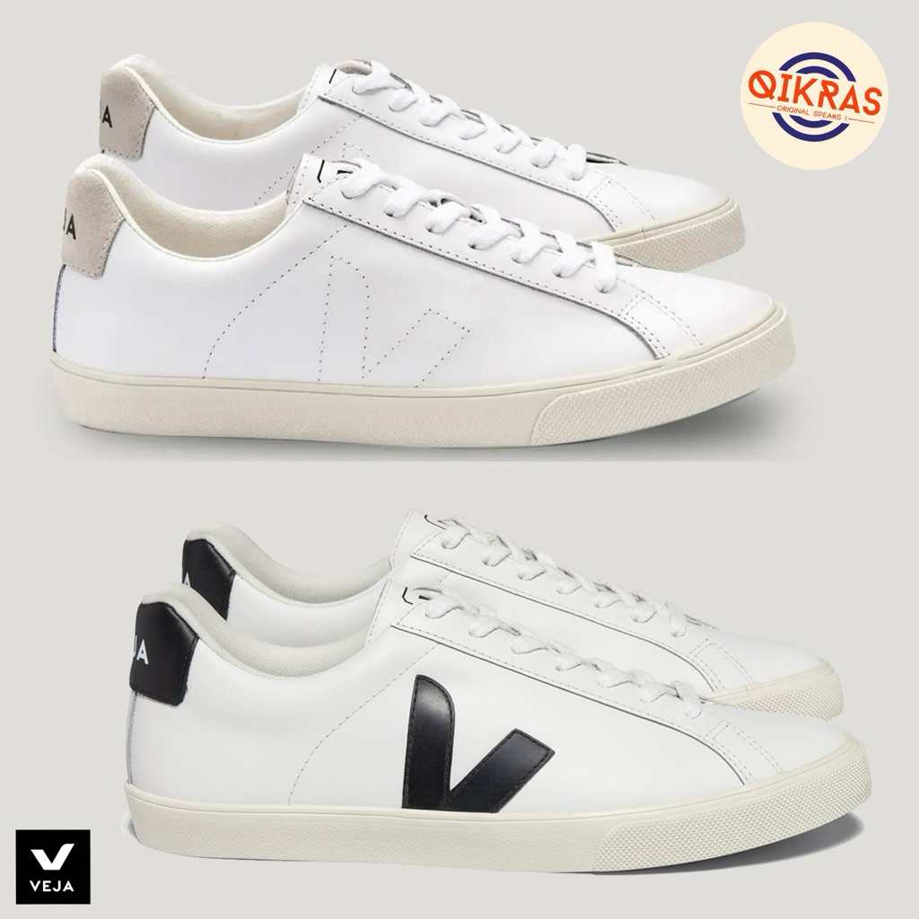 Veja Esplar Leather - White Natural | Black