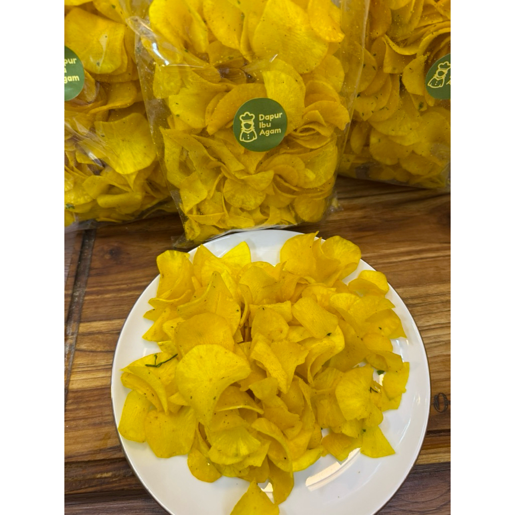 

RB Keripik Singkong Kunyit Asli Minang - Keripik Sanjai Bumbu Kunyit Khas Sumatra Barat